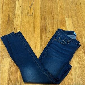 7 For All Mankind The Ankle Skinny Dark Wash Women's Jeans Size 27